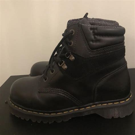 Dr Martens Industrial Boots (with steel toe... - Depop