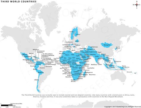 3Rd World Countries List | Examples and Forms