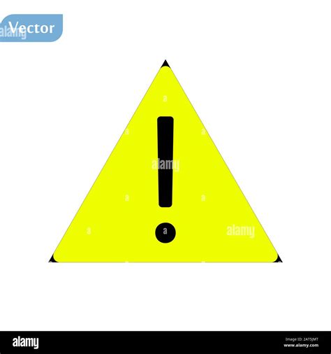 Danger sign vector icon. Attention caution illustration. Business ...