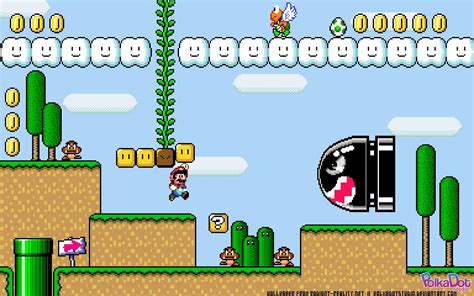 Super Mario Pixel Backgrounds - Wallpaper Cave