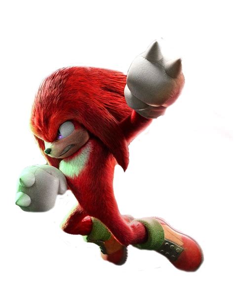 knuckles render poster 2 sonic movie 2 by sonicmovie2pngs on DeviantArt