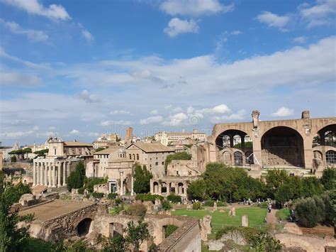 Ancient Rome ruins stock photo. Image of estate, rome - 179682906