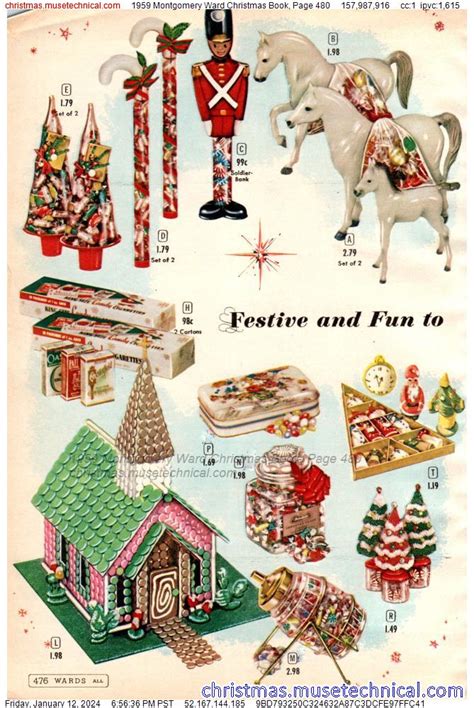 1959 Montgomery Ward Christmas Book, Page 480 - Catalogs & Wishbooks