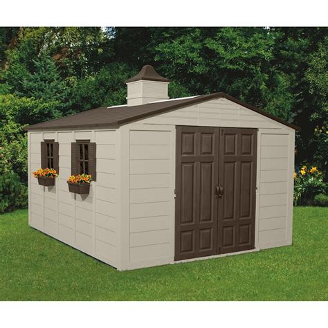 Suncast Gable Storage Shed Common 10 Ft X 12 Ft Interior Dimensions ...