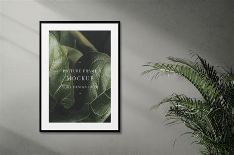 Photo frame mockup, realistic wall | Premium PSD Mockup - rawpixel