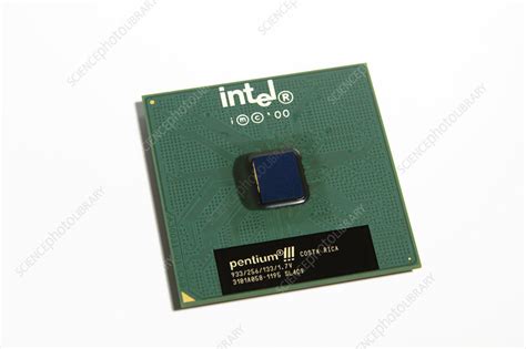 Pentium III Processor - Stock Image - C027/8619 - Science Photo Library