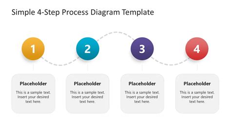 4-Step Circular Process Diagram for PPT - SlideModel