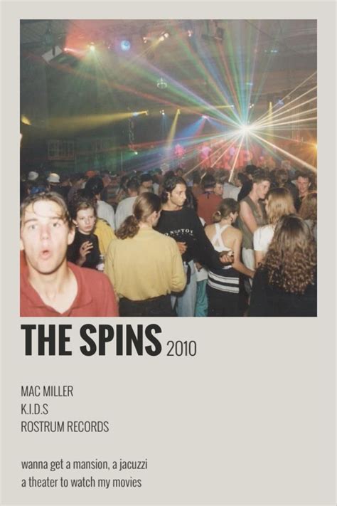 the spins mac miller | Music poster ideas, Film posters minimalist ...