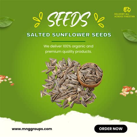 Salted Sunflower Seeds – M & G Groups