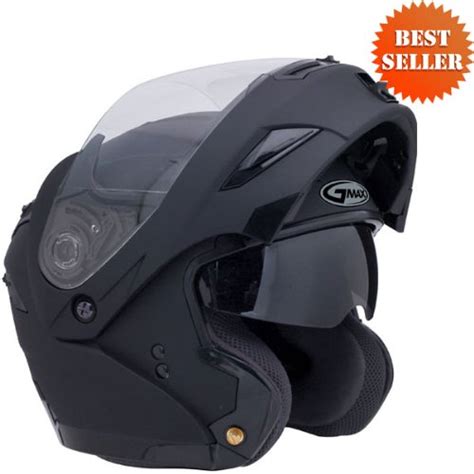 GMax Helmets – GMax GM54S Modular Helmet with Inner Sun Visor Solids ...