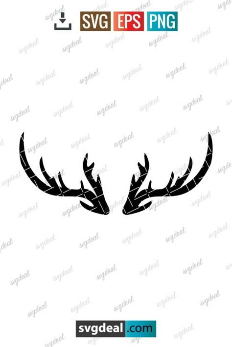 Free Antler Svg - SVGDeal.com