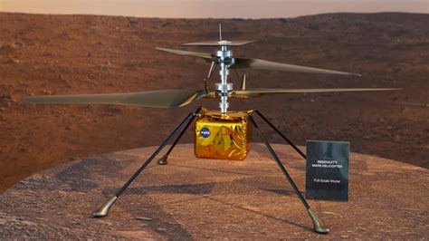 NASA's experimental Mars helicopter Ingenuity achieves first powered ...