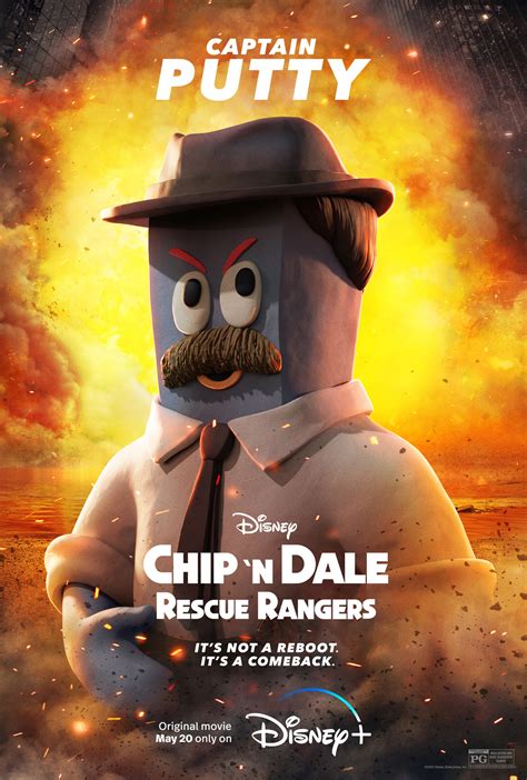 Chip n' Dale: Rescue Rangers (2022) Character Poster - Captain Putty ...