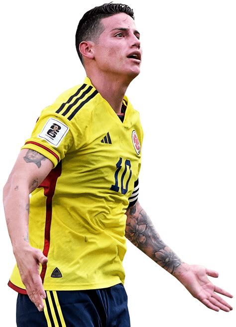 James Rodriguez Colombia football render - FootyRenders