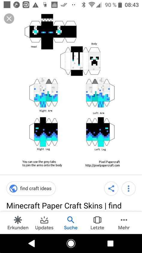 Minecraft Papercraft skin | Paper crafts, Minecraft, Pixel