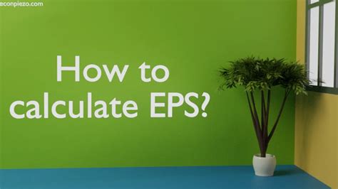 How to calculate EPS - econPiezo