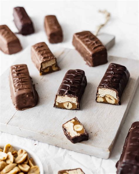 Peanut Butter Nougat Caramel Candy Bars - One Sweet Mama