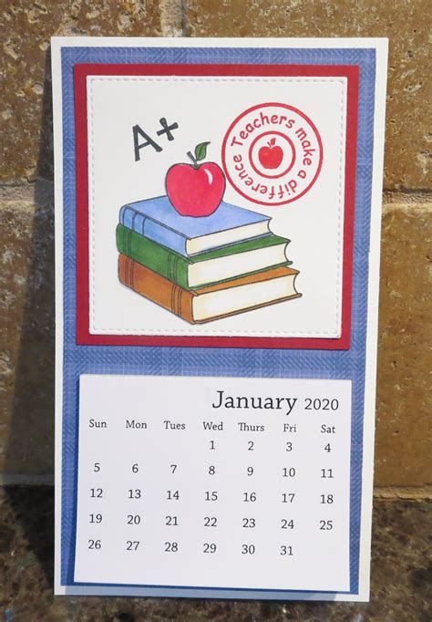 Karen's Krafty Musings: Teacher Calendar