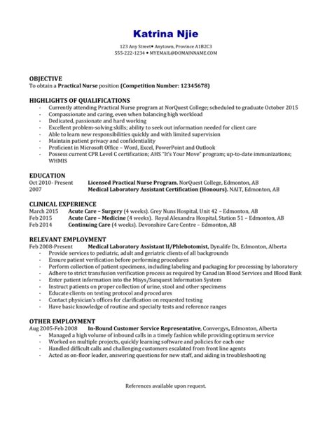 resume & cover letter - MY Nursing portfolio