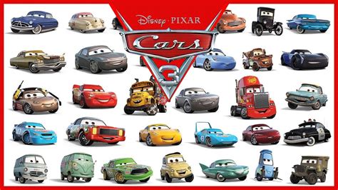 Cars The Movie All Characters