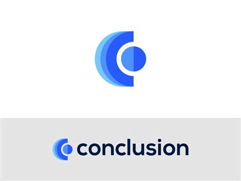 Conclusion - Logo Design Concept by Omar Faruk on Dribbble