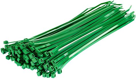 Coloured Cable Ties GREEN : Cable Termination Components