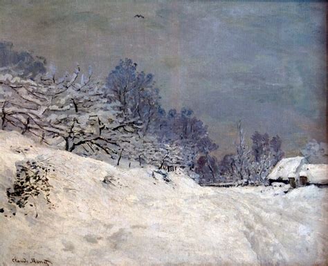 The Road in front of Saint-Simeon Farm in Winter, 1867 - Claude Monet ...