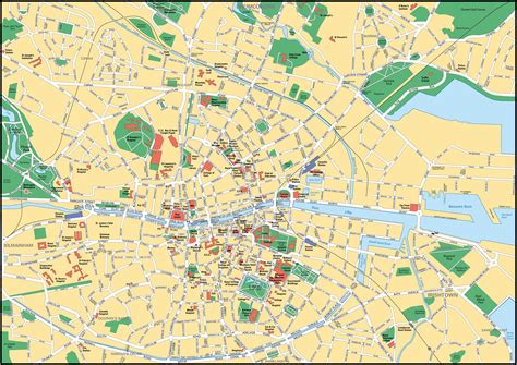 Map of Dublin - Map Dublin city (Ireland)