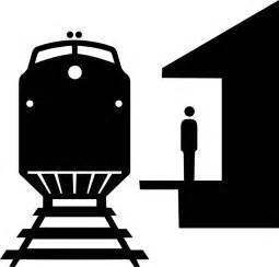 Train silhouette clip art