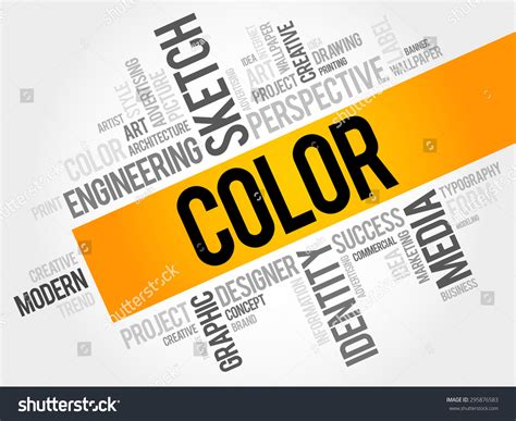 Color Word Cloud Concept Stock Vector (Royalty Free) 295876583 ...