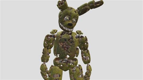 Springtrap Fnaf 3d Model - Image to u