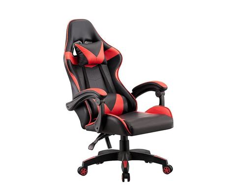 (810 MARK RED)- LEATHER COMPUTER/ GAMING CHAIR – MySleep Furniture