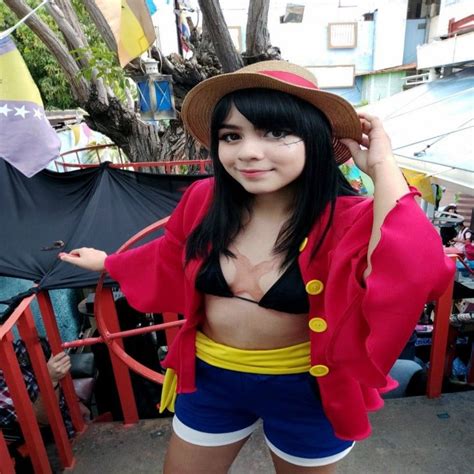 Luffy Cosplay Costume with Straw Hat