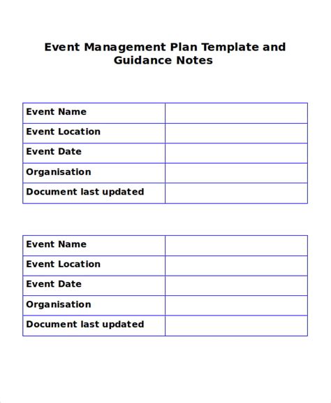 Event Outline Template - 7+ Free Word, PDF Document Downloads | Free ...