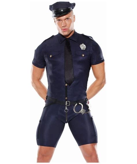 Adult Police Man Officer Costume - Men Police Costumes