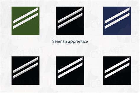 Seaman Apprentice United States Rank Insignia Clip Art Pack 601227