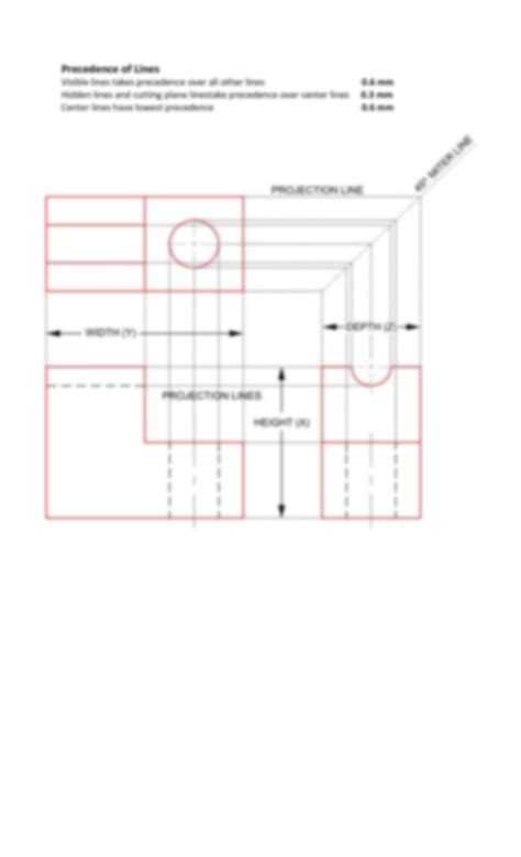 SOLUTION: Orthographic projection - Studypool