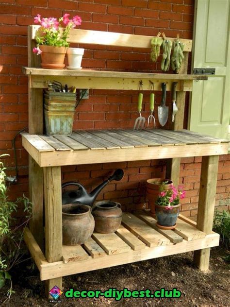 Garten Garten Pallet Garden Benches Potting Bench Plans Outdoor