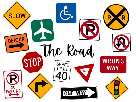 Road Sign Clipart Traffic Signs Svg Bundle Traffic Signs, 54% OFF