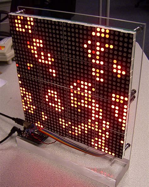 LED matrix on arduino – retrointerfacing