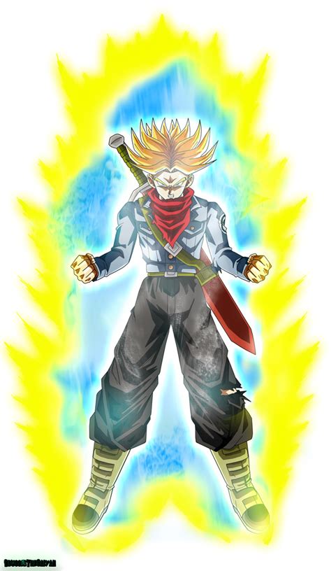 Super Saiyan Rage Trunks (Aura) by BrusselTheSaiyan on DeviantArt