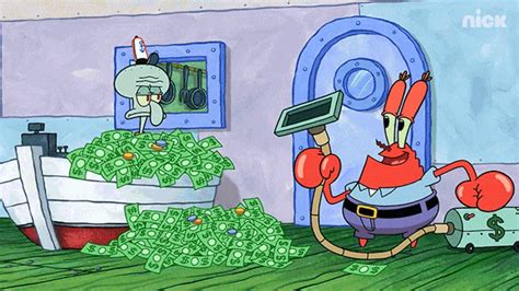 Mr Krabs Money Shower