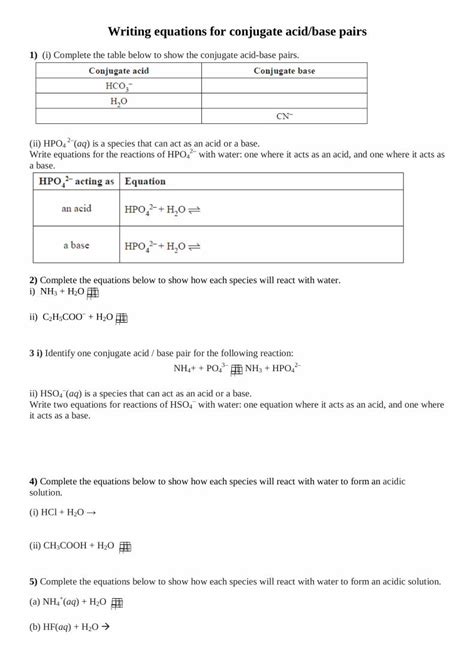 (PDF) Writing equations for conjugate acid/base pairs - …chemicalminds ...