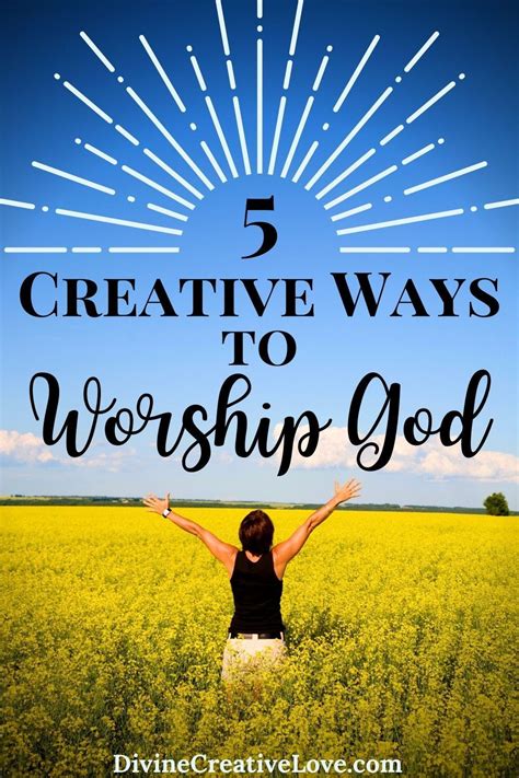 5 creative ways to worship god – Artofit