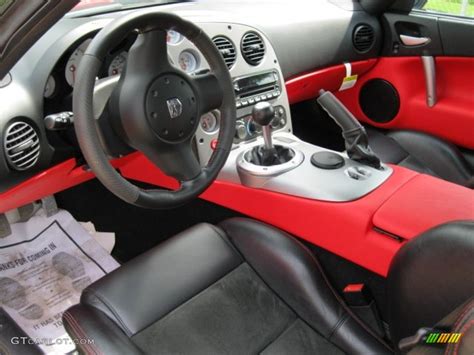 Black/Red Interior 2008 Dodge Viper SRT-10 Coupe Photo #65263769 ...