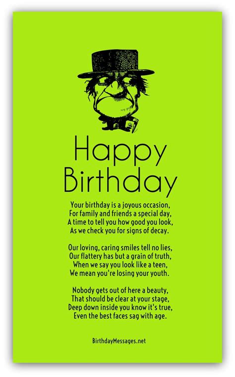 Funny Birthday Poems - Page 2