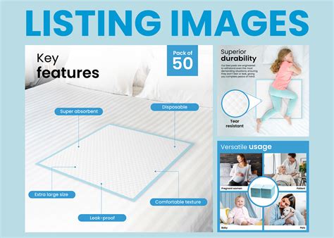 A+ & Listing Images for Incontinence Bed Pads :: Behance