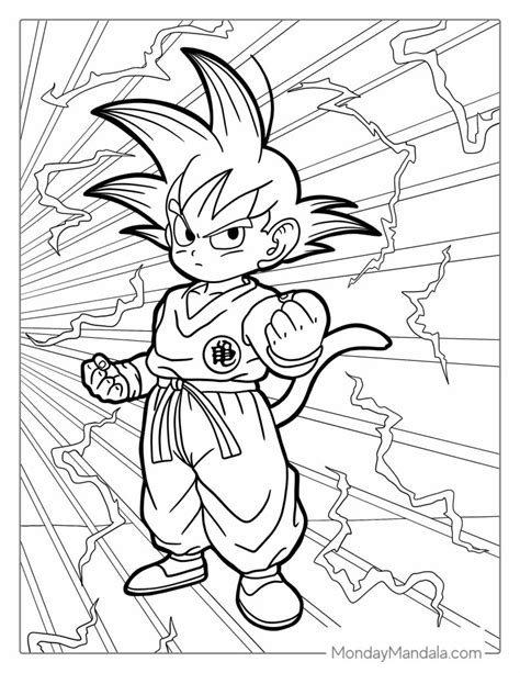 30 Dragon Ball Z Coloring Pages (Free PDF Printables)