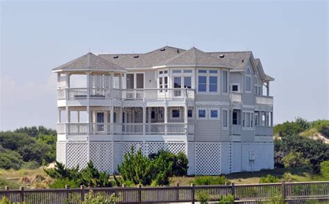 Beach House In North Carolina Stock Photos - Image: 20309533