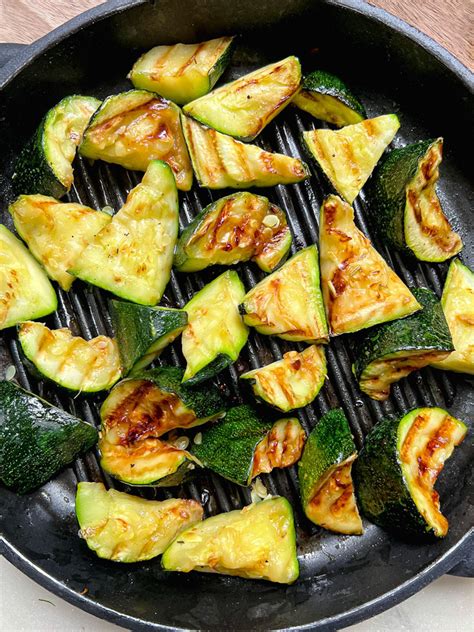 Grilled Courgette and Potato Salad, Easy Vegan Recipe